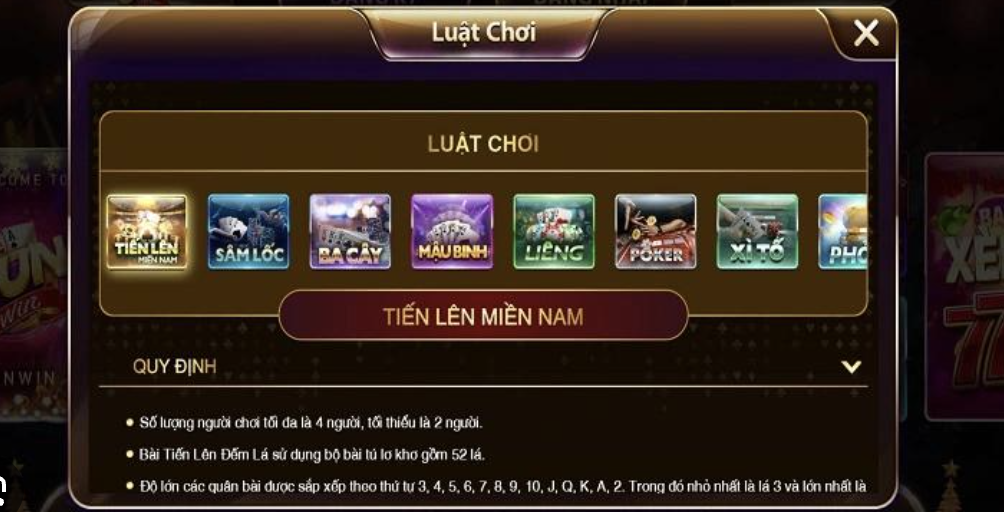 Thuật ngữ trong game Xì tố Gemwin